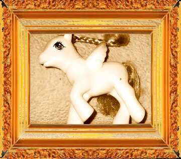 FX №181743 Pegasus pony toy old frame