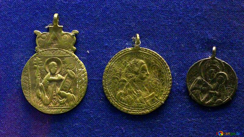 Ancient  gold medallions №43483