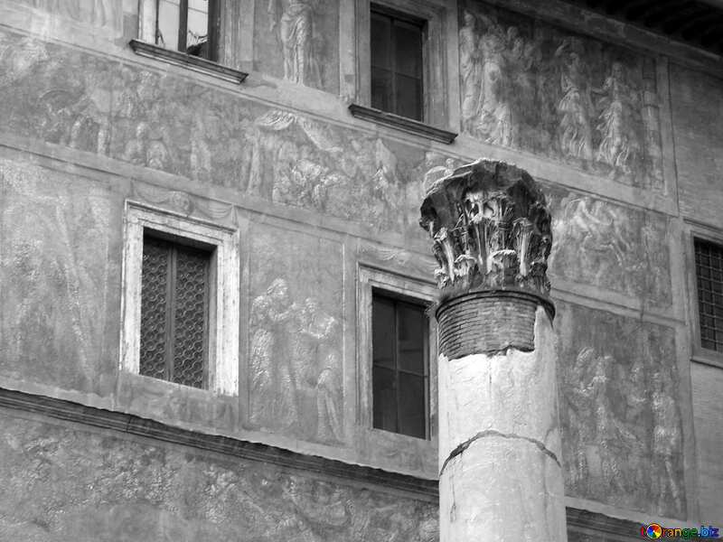Wall ancient Rome  №12483