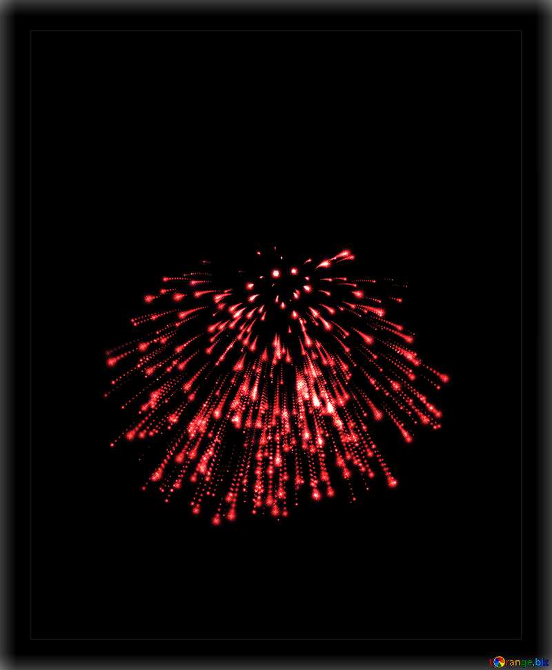 Fireworks red №40023