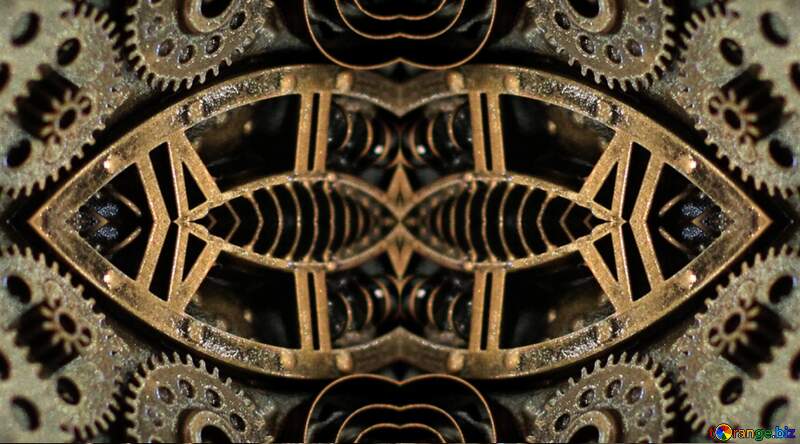 Steampunk  pattern background №48981