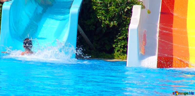 Aqua-park water  slide №8816