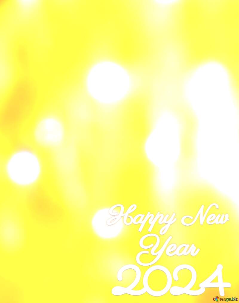 Gold happy New Year 2024 background №24613