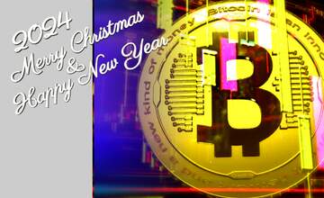 FX №182267 Bitcoin happy new year 2022