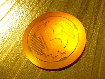 FX №182059 Bitcoin gold light coin Background fabric texture