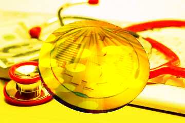 FX №182572 Bitcoin gold Rays coin Doctor medicine