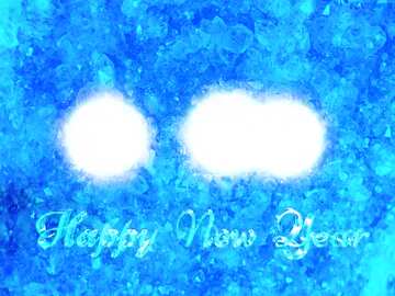 FX №182930 Happy New Year blue background Amethyst