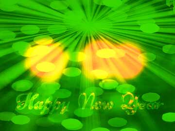 FX №182926 Happy New Year green background