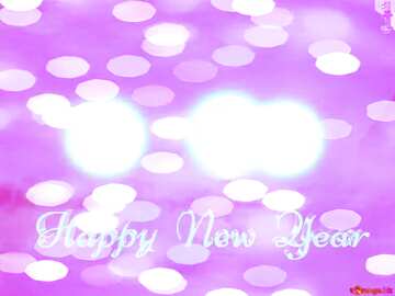 FX №182922 Happy New Year pink bokeh background