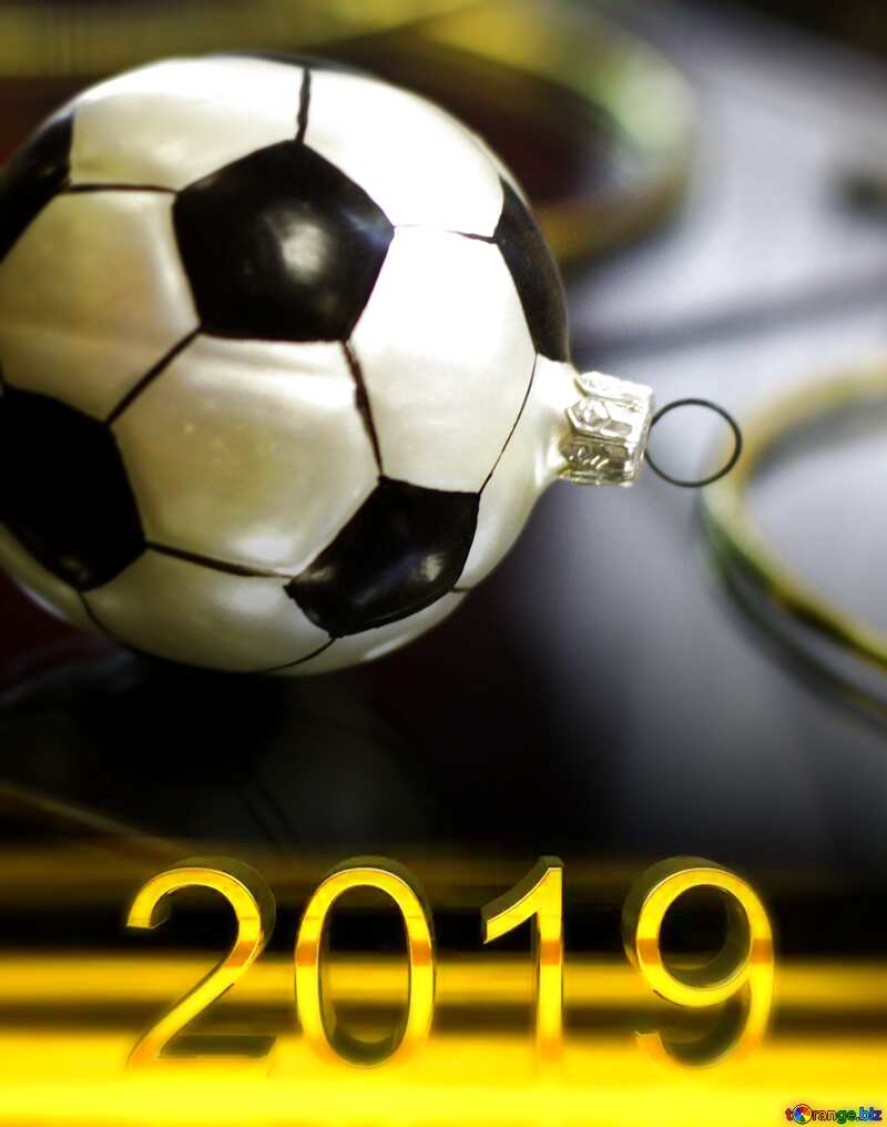 2019 3d render dark background Decoration Soccer Ball №49520