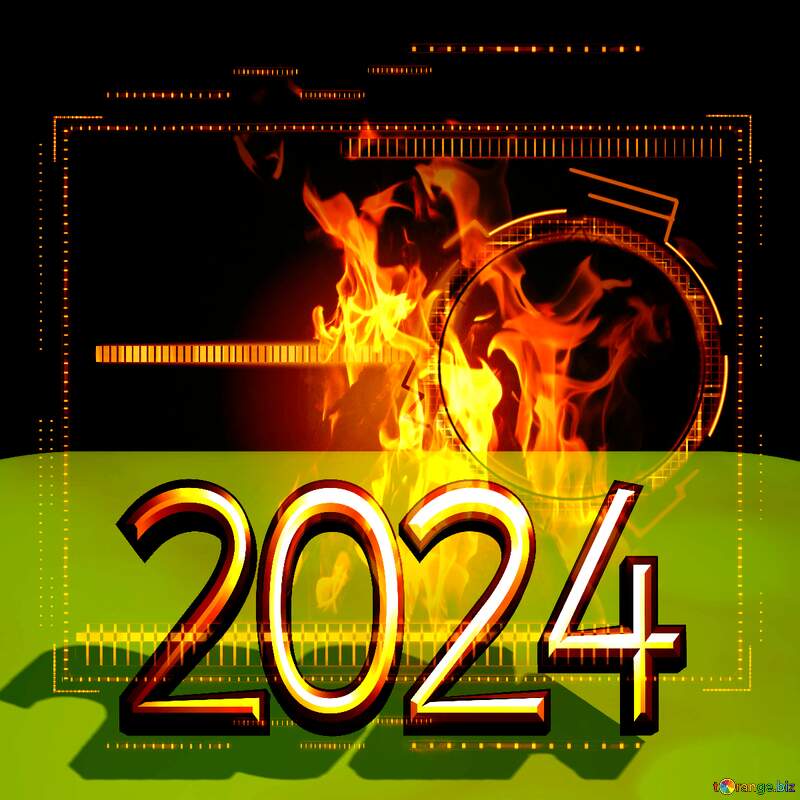 2022 gold digits Futuristic Information Flame №49679