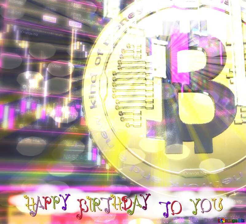 Bitcoin Birthday Card №51519