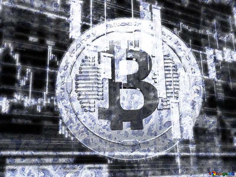 Bitcoin Frozen Background №51519