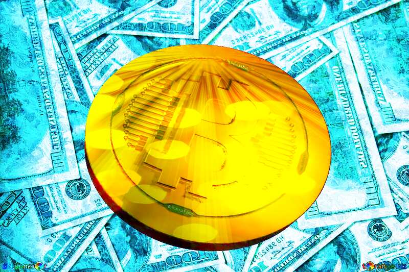 Bitcoin gold Rays coin Frozen Dollars №1507