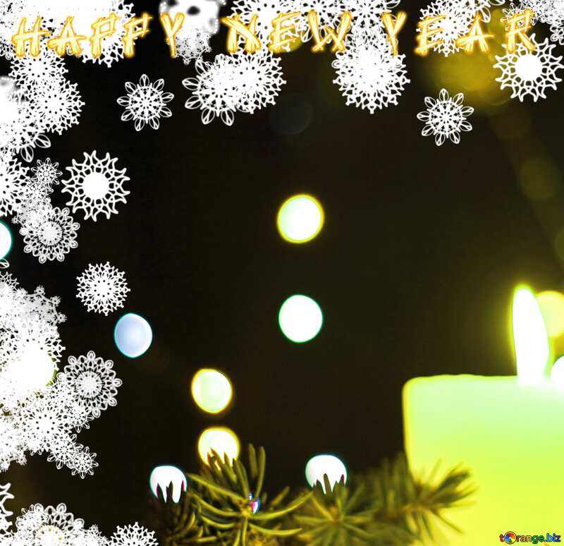 happy new year  Christmas Background №40724