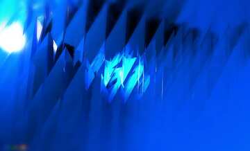 FX №183205 Blue blur futuristic shape. Computer generated abstract background.