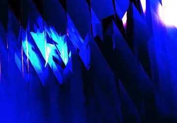 FX №183253 Blue futuristic shape. Computer generated abstract background.