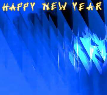 FX №183241 Blue futuristic shape. Computer generated abstract background. Happy New Year
