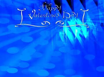 FX №183339 Blue futuristic shape. Computer generated abstract background. Happy Valentines Day