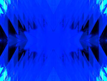 FX №183224 Blue futuristic shape. Computer generated abstract background. Pattern