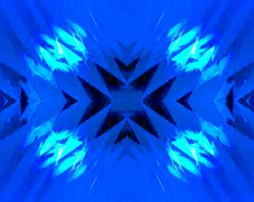 FX №183240 Blue futuristic shape. Computer generated abstract background. Pattern