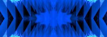 FX №183258 Blue futuristic shape. Computer generated abstract background. Pattern
