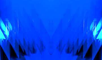 FX №183290 Blue futuristic shape. Computer generated abstract background. Pattern