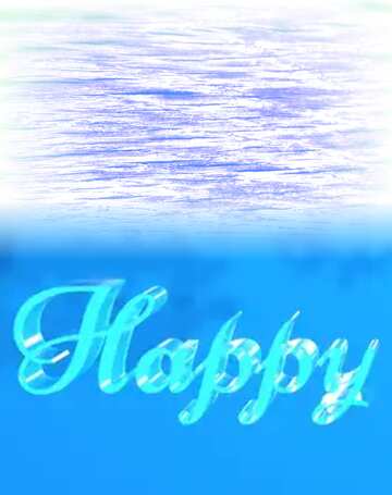 FX №183044 Happy glass blue background Waves