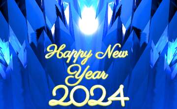 FX №183304 Happy New Year 2022 Abstract Computer Blue Futuristic Background