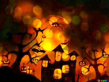 FX №183885 Halloween bokeh background