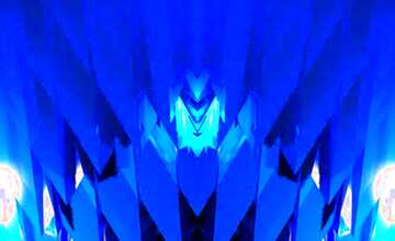 FX №183305 Pattern Futuristic Abstract Light Decor Blue