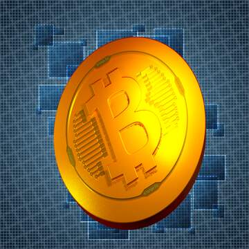 FX №183772 bitcoin gold Technology background