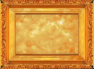 FX №183184 Ancient paper gold frame