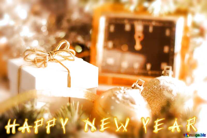 Christmas   Greeting card happy new year №15364