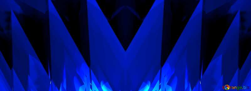 Futuristic Blue Glow pattern №51524