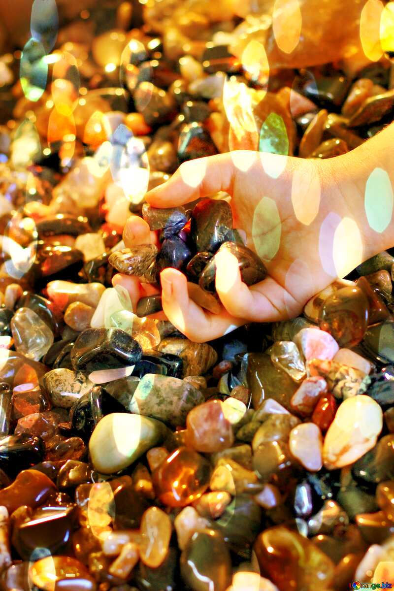gemstones in hand №39319