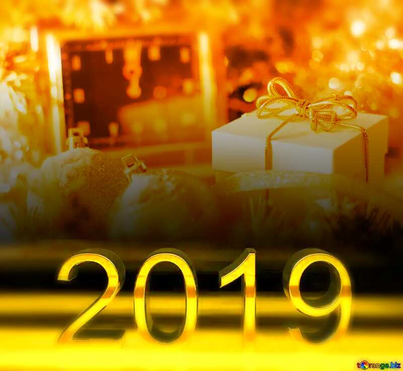 New Year 2019   blurring card №15364
