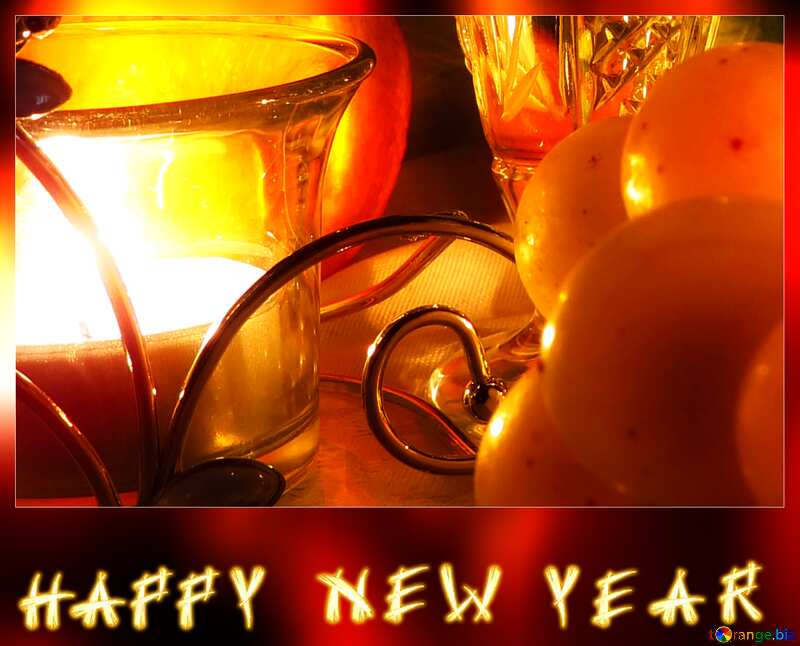new year Romance wine card background №15170
