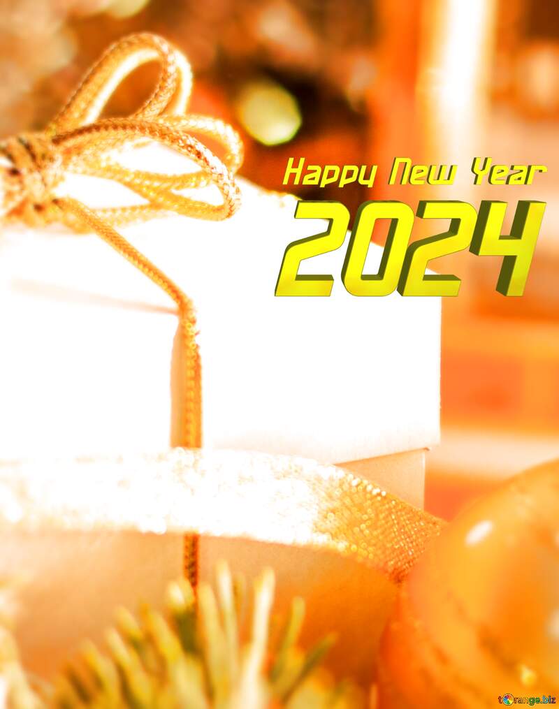 New Year 2024  gift  card №15364
