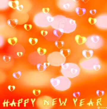 FX №184580 Background hearts Happy New Year