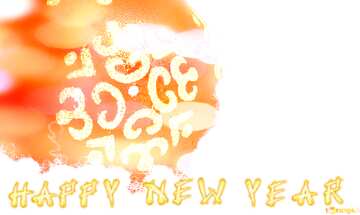 FX №184700 Happy New Year Back  background  to  Congratulations . New  year.