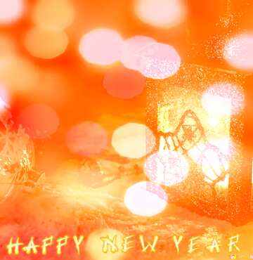 FX №184597 Happy New Year Romantic christmas background on the heel