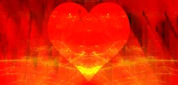 FX №184913 Lights template Love Heart Futuristic