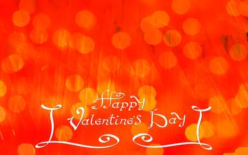 The effect of light. Vivid Colors. Happy Valentine's Day. 