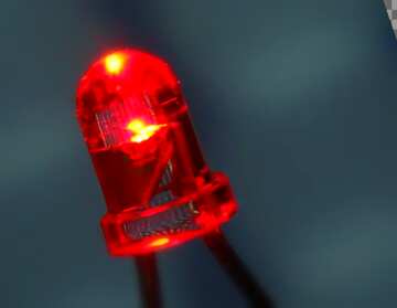 FX №184740 LED red blur frame