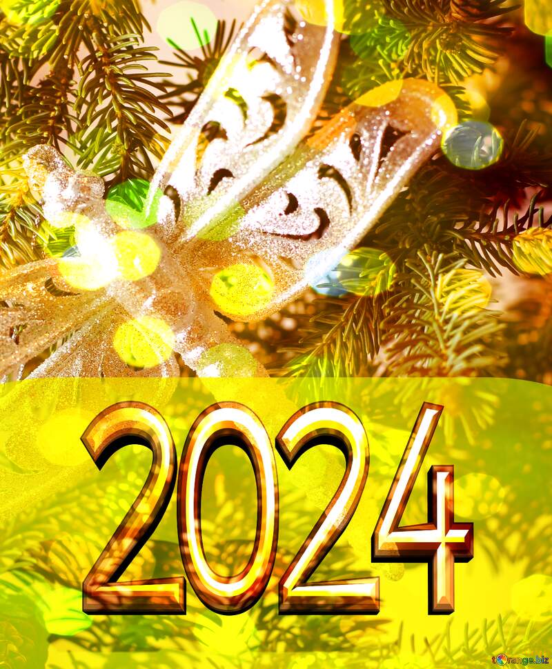 Dragonfly  Christmas card text 2022 new year  bokeh background №18395