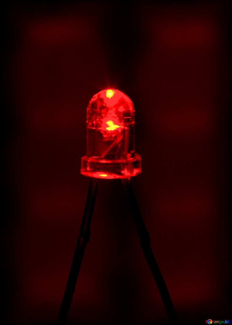 LED dark  red №41401
