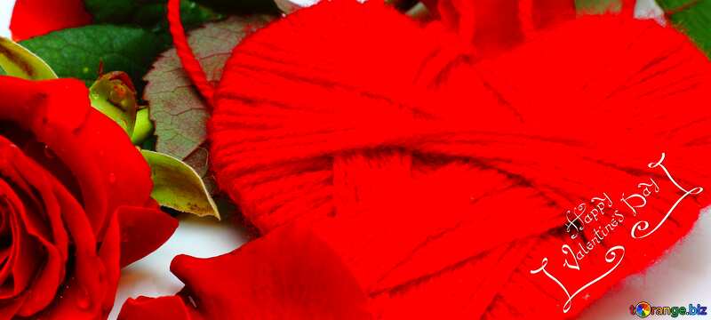 Heart flower rose  happy valentines day №16856