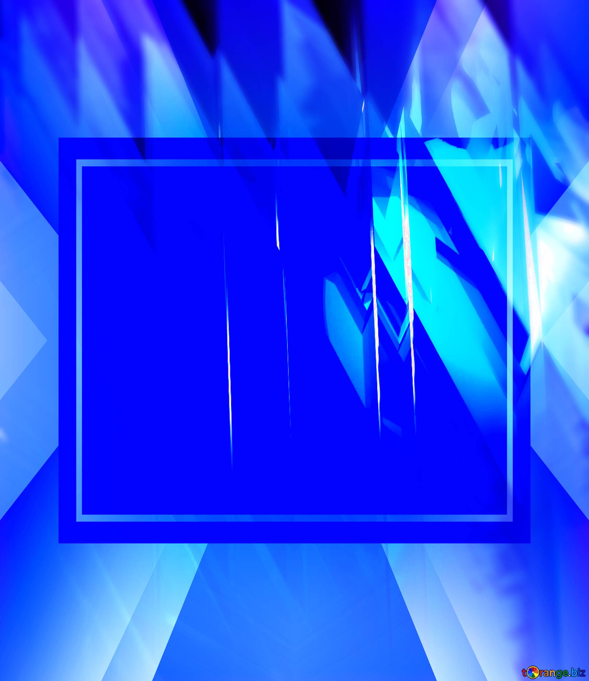 Download free picture Blue futuristic shape. Computer generated ...