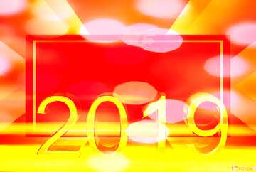 FX №185138 2019 3d render gold digits with reflections dark background isolated  Happy New Year   powerpoint...
